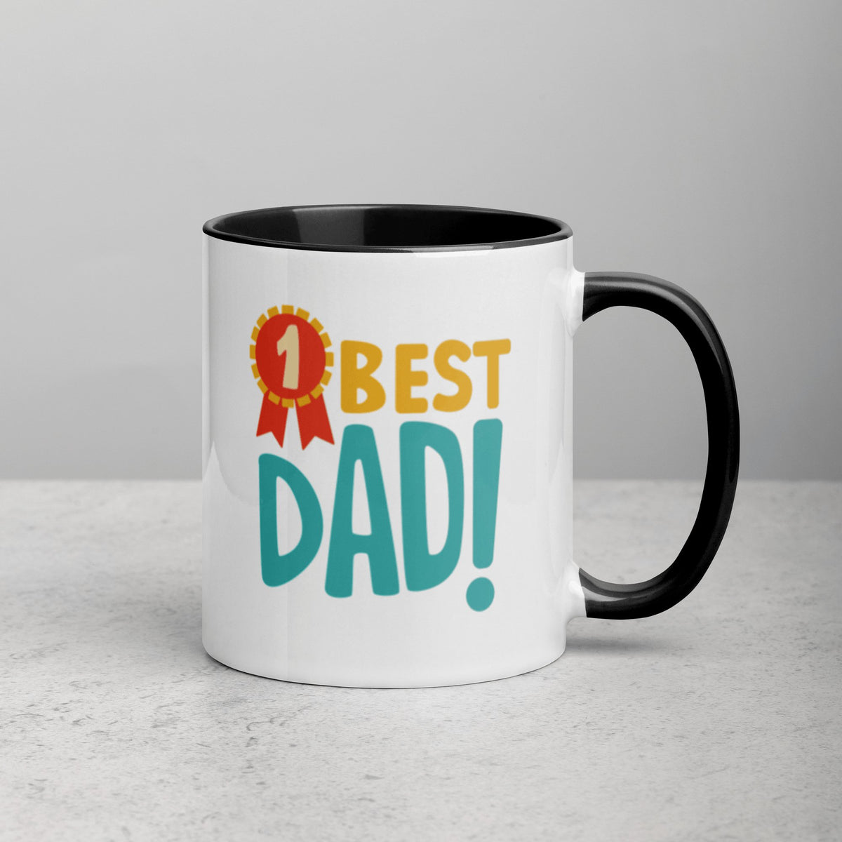#1 Best Dad Colored mug gift for fathers day 11 oz - Eventwisecreations