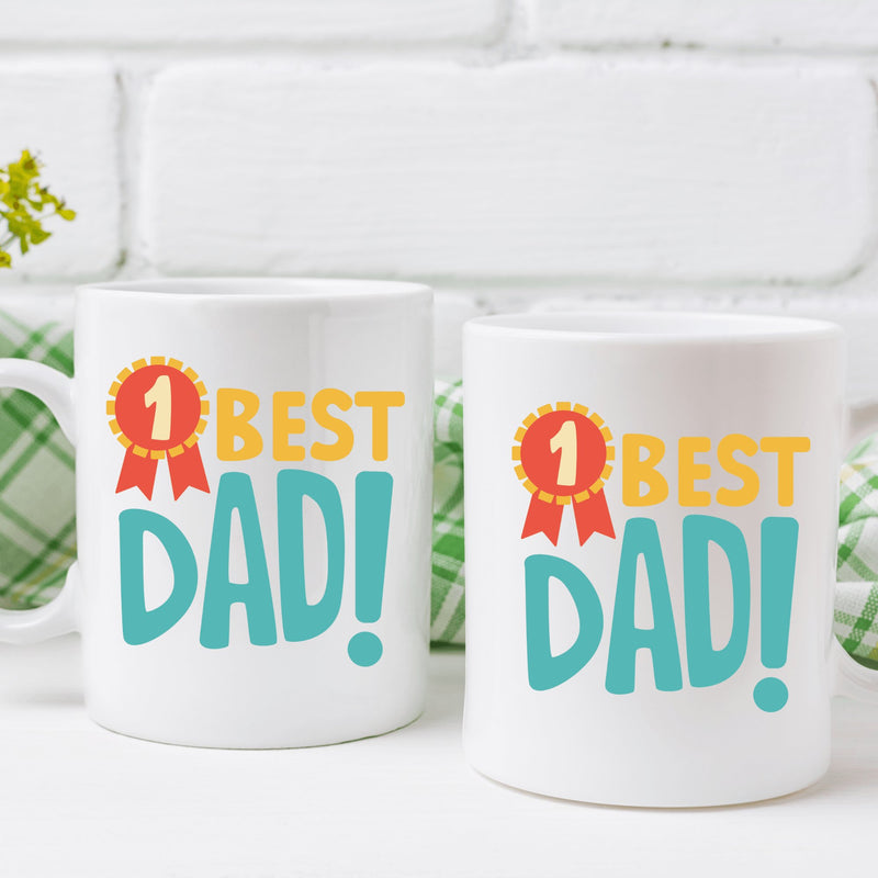 #1 Best Dad Mug 11 oz Coffee Mug - Eventwisecreations