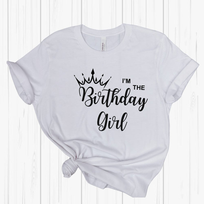 Birthday Girl birthday crew T-shirts - Eventwisecreations