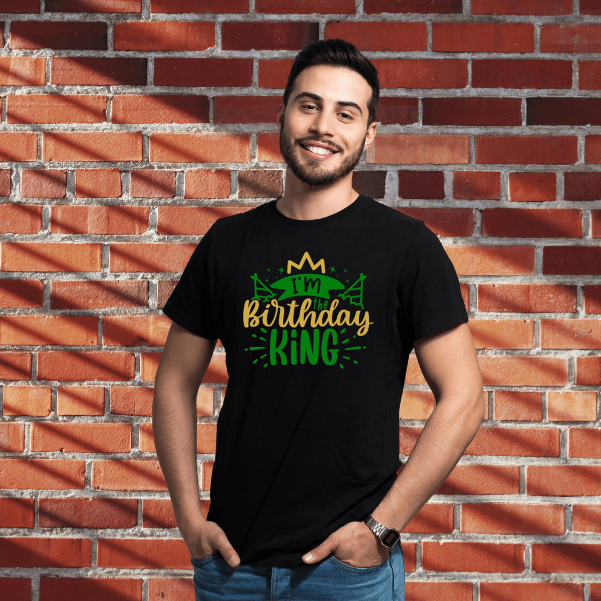 Birthday King T-Shirt For Him - Eventwisecreations