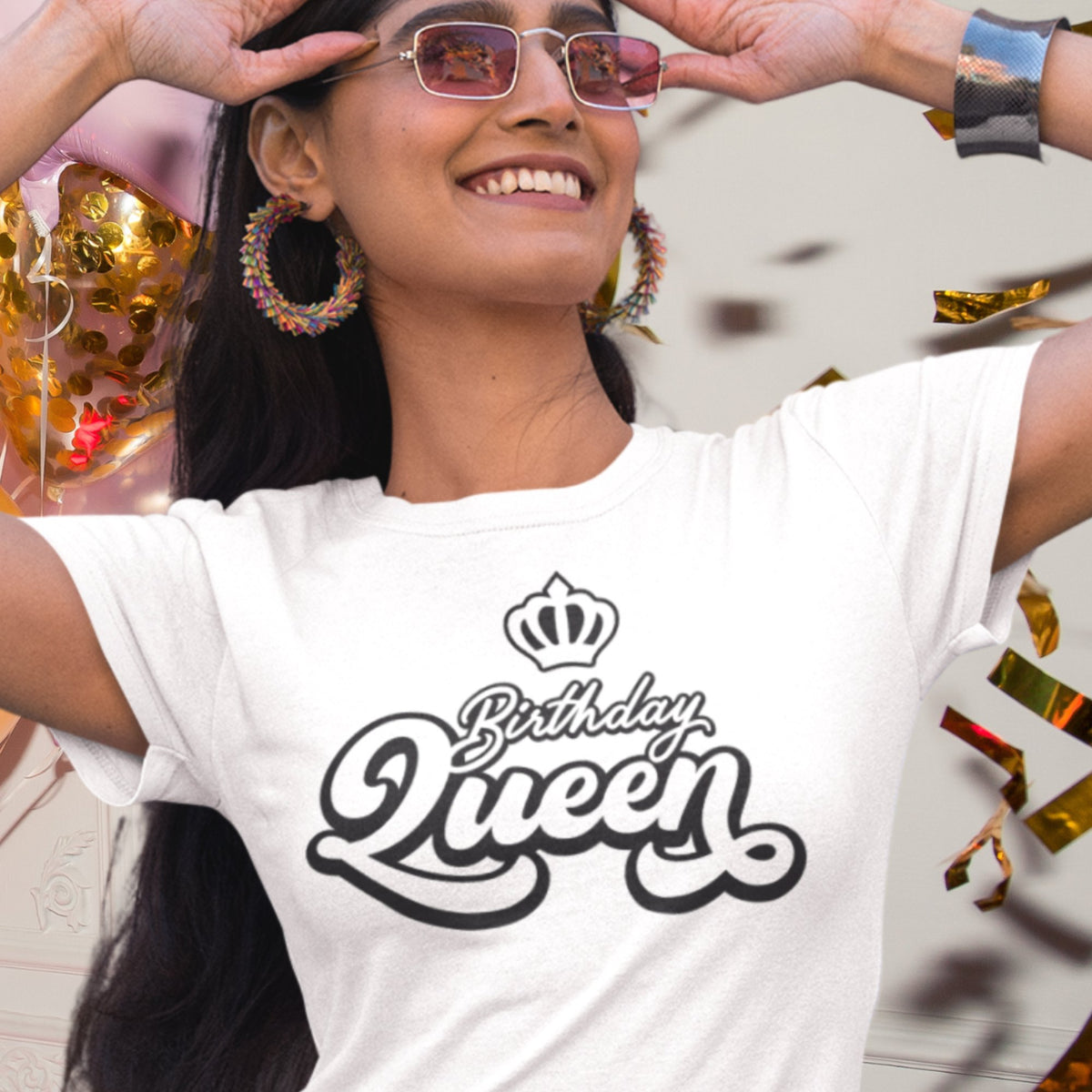 Birthday Queen T-Shirt For Her Birthday Womens Birthday - Eventwisecreations