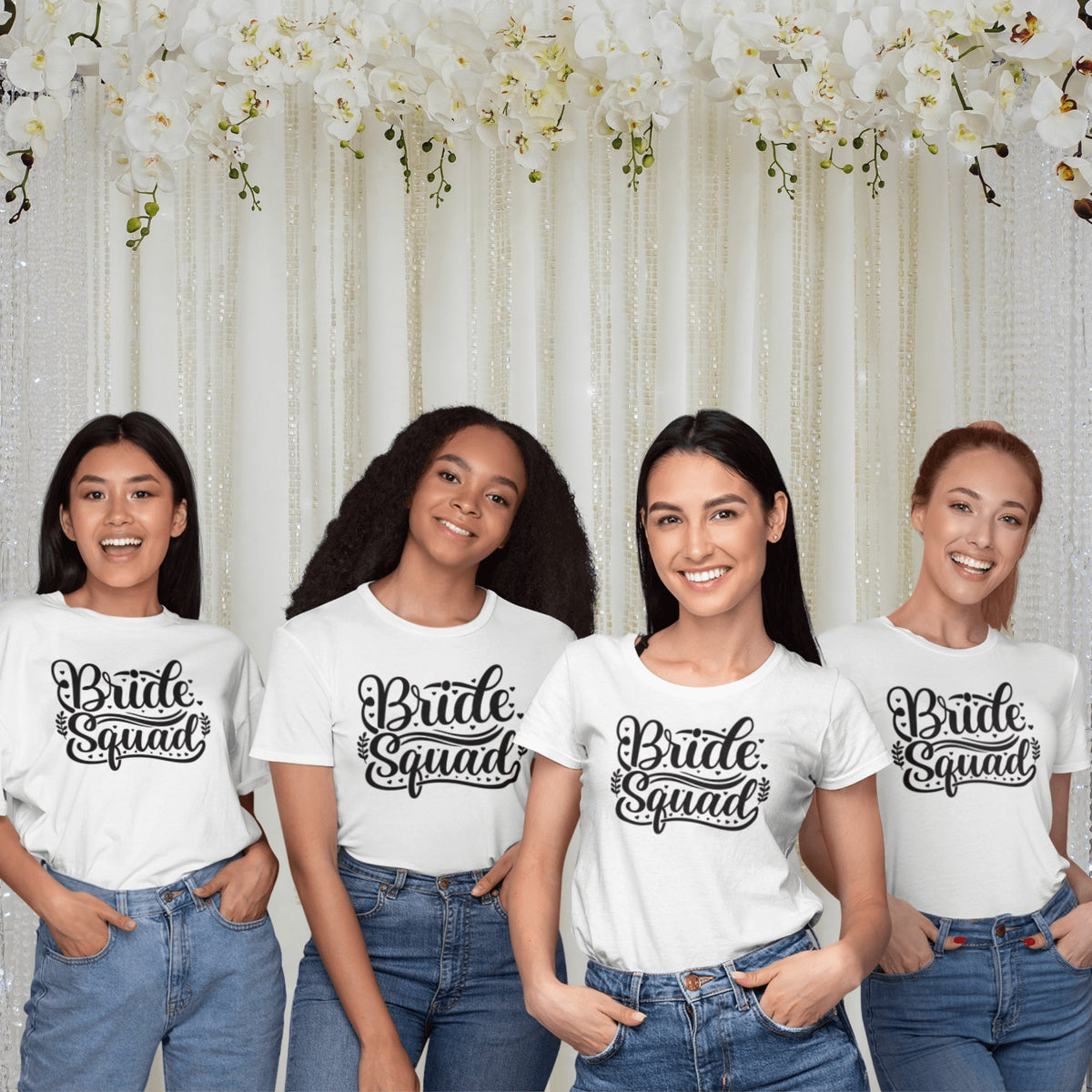 Bride Squad Unisex T-Shirt - Eventwisecreations