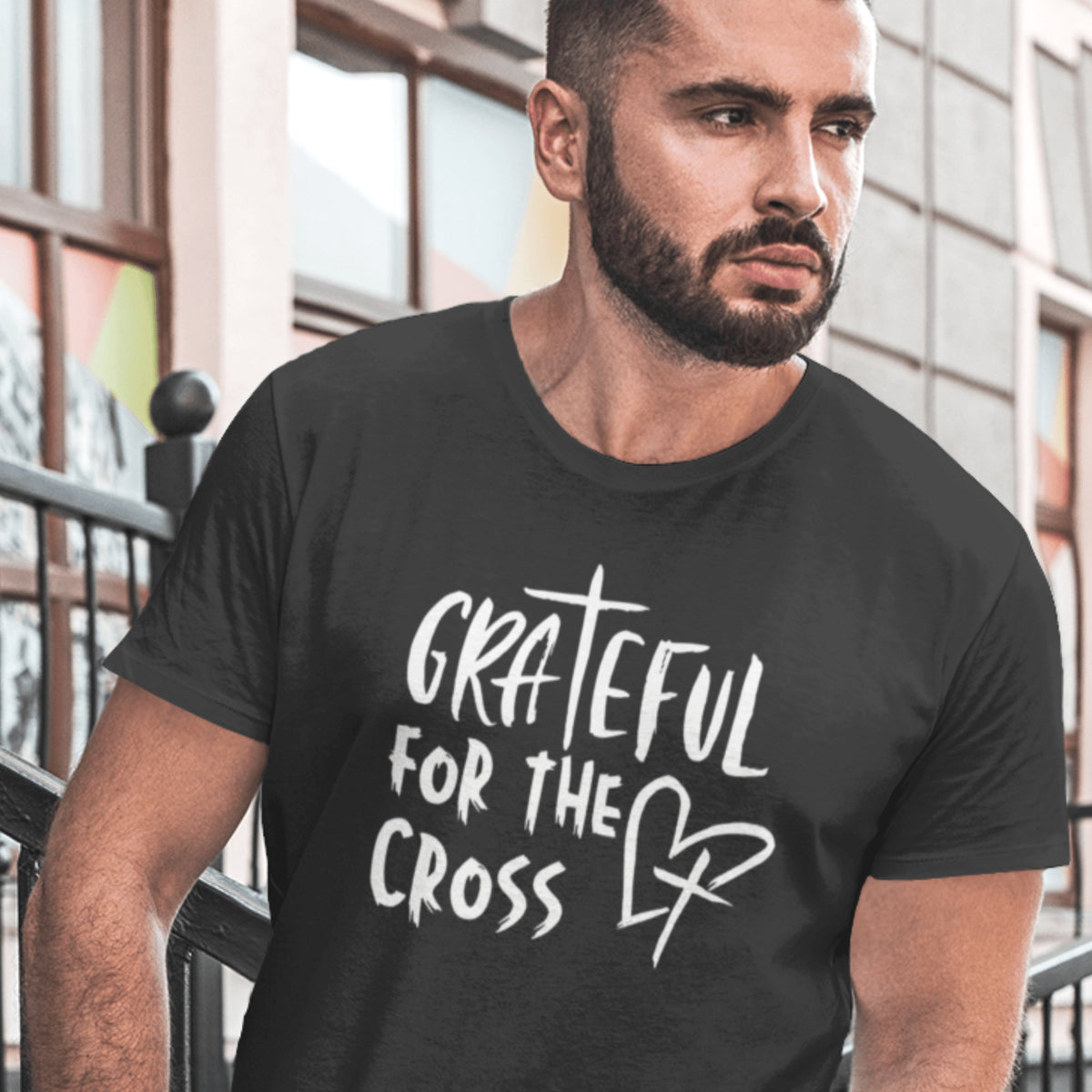 Grateful For The Cross Unisex Easter t-shirt - Eventwisecreations