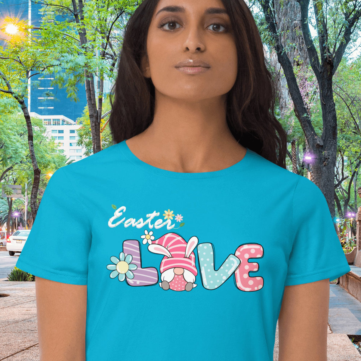 Happy Easter Love Women's short sleeve t-shirt - Eventwisecreations