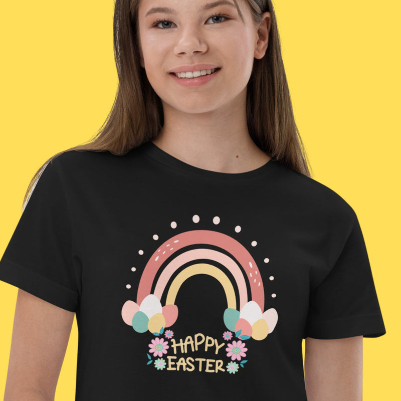 Happy Easter Youth Unisex T-shirt For Easter - Eventwisecreations