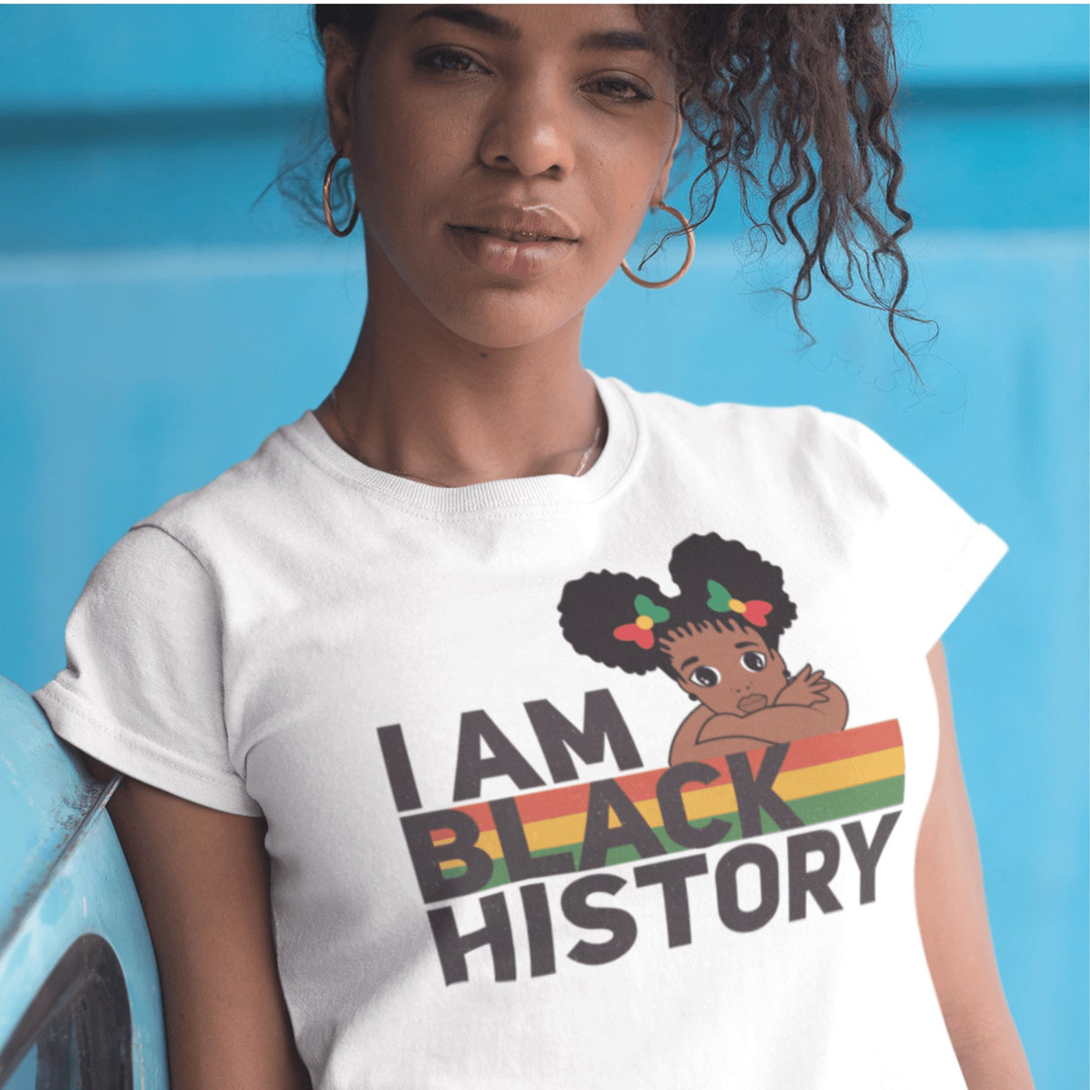 I Am Black History T-Shirt For Women - Eventwisecreations
