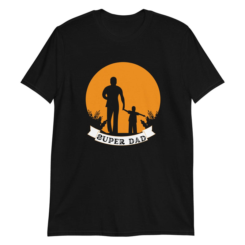 Super Dad in Sunset T-Shirt For Fathers Day Dads Gift - Eventwisecreations