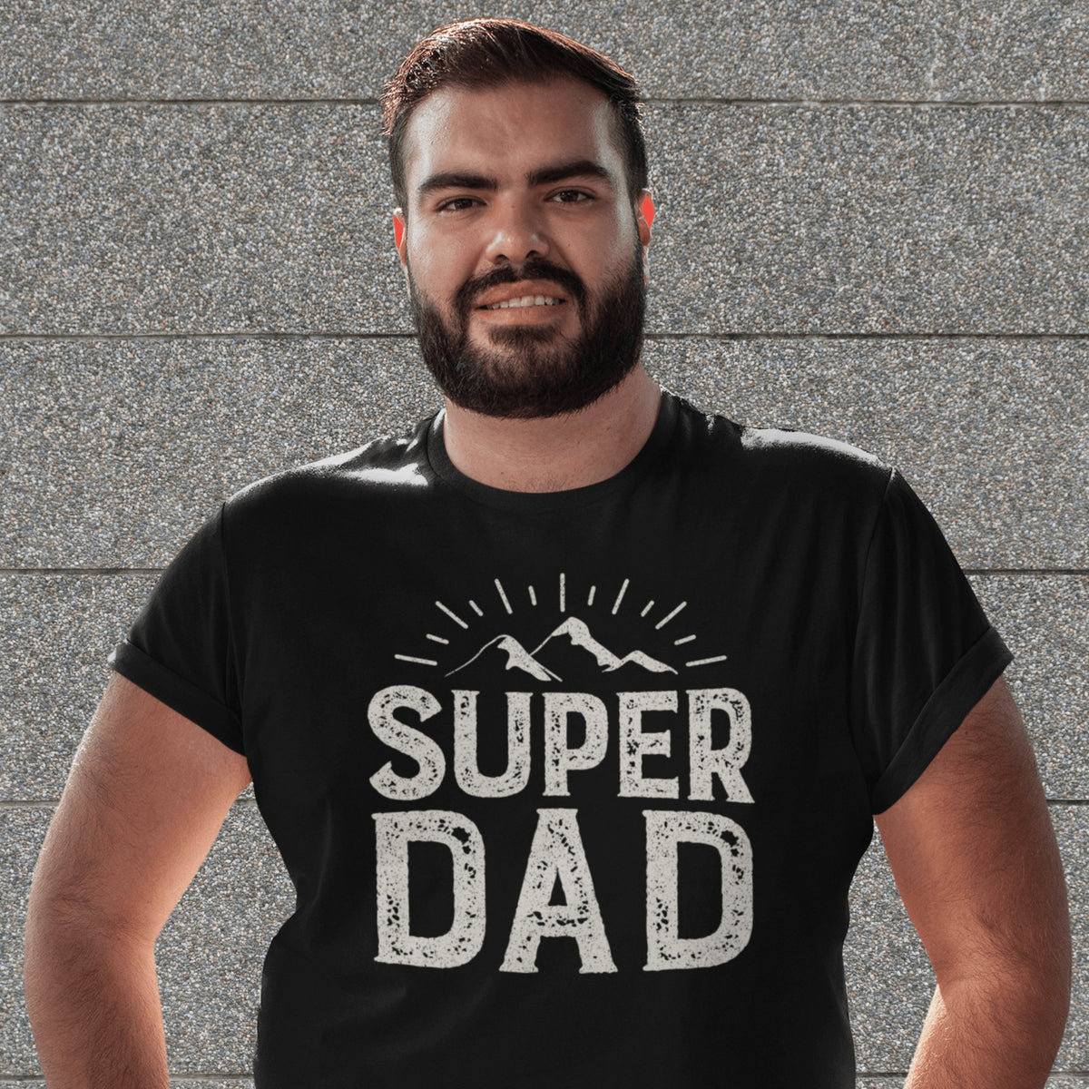 Super Dad Short-Sleeve T-Shirt For Fathers Day Dads Gift - Eventwisecreations