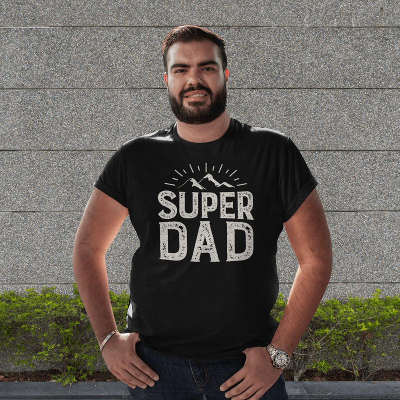 Super Dad Short-Sleeve T-Shirt For Fathers Day Dads Gift - Eventwisecreations