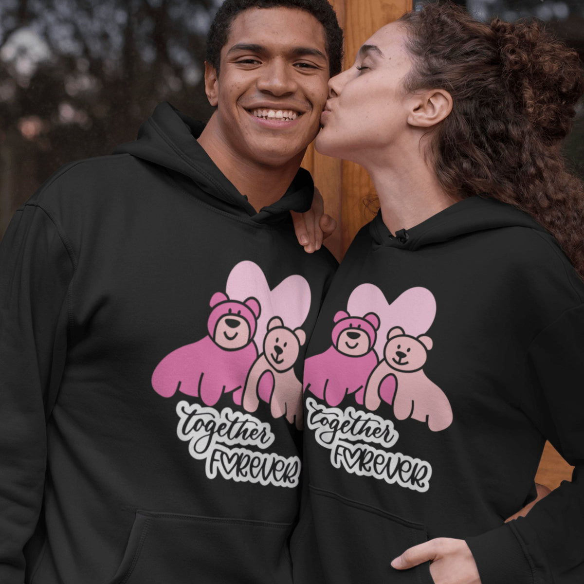 Together Forever Couples Unisex Hoodie - Eventwisecreations